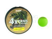 Braided Line Jaxon Crius 4X Ultralight Flash Green 150m - 0.082mm