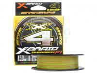 Braid Line YGK X-Braid OhDragon X4 F1 Sinking 150m #1.5 max 22.5lb
