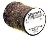 Semperfli Straggle String Micro Chenille 6m / 6.5 yards (approx) - SF3000 Iron Grey