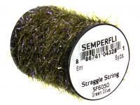 Semperfli Straggle String Micro Chenille 6m / 6.5 yards (approx) - SF6050 Green Olive