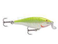 Wobler Rapala Shallow Shad Rap 9cm - Silver Fluorescent Chartreuse