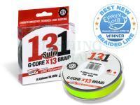 Braided line Sufix 131 G-Core Braid Neon Chartreuse - 150m 0.148mm