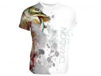 Dragon T-Shirt oddychający - szczupak white