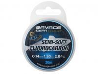 Fluorocarbon Line Savage Gear Semi-Soft Fluorocarbon LRF Clear 30m 0.19mm 2.22kg 4.89lb