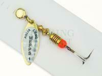 Spinner Mepps Aglia Long Rainbo #0 | 2.5g - Gold / Silver