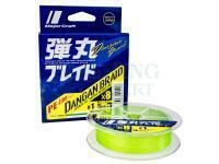 Braided line MajorCraft Dangan Braid X8 PE-Line Series | Green | 150m | #0.6 | 0.06mm