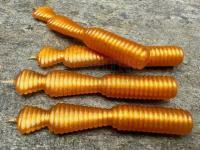 Przynęty miękkie Great Fish GF2 Leech 60mm 1.8g - bezzapachowy - gold