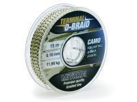 Braided line Mivardi Terminal D‑Braid Camo 15m 0.10 mm