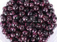 Główki wolframowe Hends Tungsten Plus Marbre 2.8mm - BLACK / UV FLUO PINK
