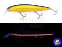 Wobler Nories Laydown Minnow MID 110 - 112mm 18g BR-175M Mat Trad Black Gold