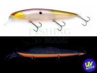 Wobler Nories Laydown Minnow MID 110 - 112mm 18g BR-286 Translucent Pearl Shad