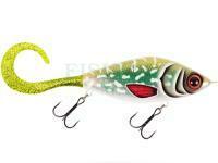 Hard lure Strike Pro Guppie Jr Shallow 11cm 58g - Glitter Pike – Green / Golden Glitter