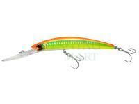 Hard Lure Yo-zuri Crystal Minnow Deep Diver 90mm 9.5g | 3-1/2 inch 3/8 oz - Orange Back Gold (R1134-HOBG)