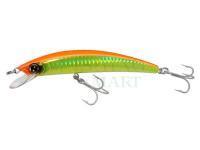 Wobler Yo-zuri Crystal Minnow Floating 90mm 7.5g | 3-1/2 inch 1/4 oz  - Orange Back Gold (R1123-HOBG)