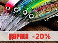 Wszystkie produkty Rapala - 20% taniej! Nowości 2023 od Savage Gear, Abu i Black Cat!