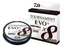 Braided line Daiwa Tournament X8 Braid Evo+ Multicolor 300m 0.30mm