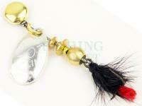 Spinner Mepps Aglia Mouche Silver / Black #00 1.5g