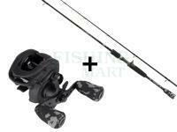 Zestaw castingowy dla początkujących Jaxon Wild Horse 2.25m 15-65g + Abu Garcia Max X Black OPS