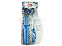 Cuda Set Cuda Knife & Micro-Scissors Titanium Nitride Bonded