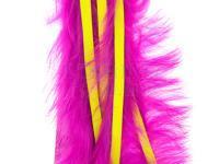 Hareline Zonkery z królika Bling Rabbit Strips - Hot Pink with Fl Yellow Accent