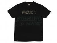 Fox Black Camo Chest Print T-Shirt - XL
