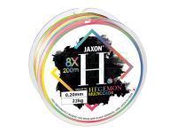 Braided line Jaxon Hegemon 8X Multicolor 200m 0.22mm