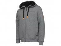 Hoodie Savage Gear Classic Zip Hoodie Grey Melange - XXL