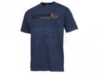 Koszulka Savage Gear Signature Logo T-Shirt Blue Melange - XXL