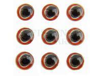 3D fishing lure eyes 4mm - Red