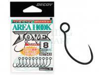 Haczyki Decoy Area Hook TypeX JOVE AH-10 Mat Black - #6