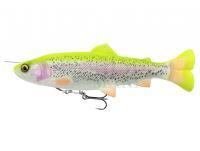 Soft Bait Savage Gear 4D Line Thru Pulse Tail Trout 16cm 51g Slow Sinking - Lemon Trout Fluo