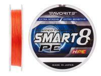 Braided Line Favorite Smart PE 8x 150m (red orange) - #2.5/0.265mm 35lb
