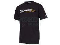 Koszulka Savage Gear Signature Logo T-Shirt Black Ink - L