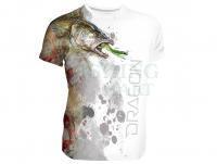 T-Shirt oddychający Dragon - sandacz white XXL