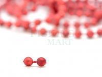 FutureFly Bead Chain Eyes 2 mm - Mat Metallic Red