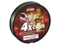 Plecionka Jaxon Crius 4X 0.25mm 150m - ciemnozielona