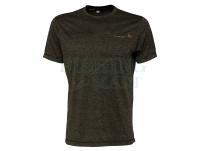 Savage Gear Fighter Stretch T-shirt Burnt Olive Melange - XL