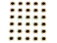 Adhesive Eyes 2mm Super Pearl