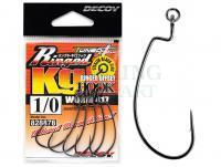 Haczyki Decoy Ringed Kg Hook Worm417 NS Black - #4/0