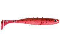 Soft baits Dragon AGGRESSOR PRO 10cm - fluo red/motor oil/black glitter