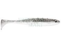 Soft baits Dragon AGGRESSOR PRO 10cm - white/clear/black glitter