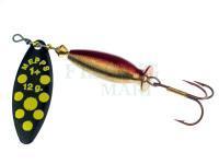 Spinner Mepps Aglia Long Heavy - Black/Yellow Dots #1+/12g