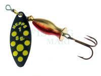 Błystka Mepps Aglia Long Heavy - Black/Yellow Dots #1/8g