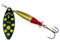 Spinner Mepps Aglia Long Heavy - Black/Yellow Dots #2/16g