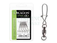 Agrafki Dragon Spinn Lock z krętlikami łożyskowanymi 33mm #4