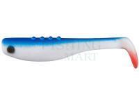 Soft baits Dragon Bandit 6cm  WHITE/BLUE  red tail
