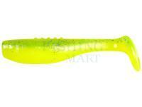 Soft baits Dragon Bandit PRO 8.5cm SUPER YELLOW/CHARTR. black/blue glitter