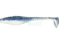 Soft baits Dragon Belly Fish Pro  5cm - White /Clear - Blue glitter