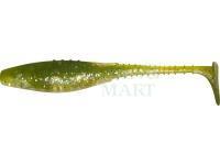 Soft baits Dragon Belly Fish Pro  6cm - Clear/Olive - Gold/Silver glitter