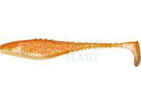 Soft baits Dragon Belly Fish Pro  6cm - Pearl /Clear - Silver/Orange glitter
